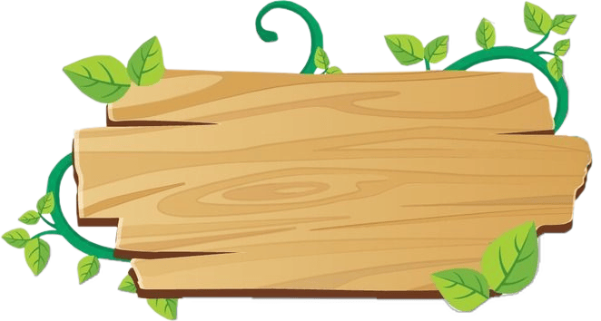 Letrero de madera decorado